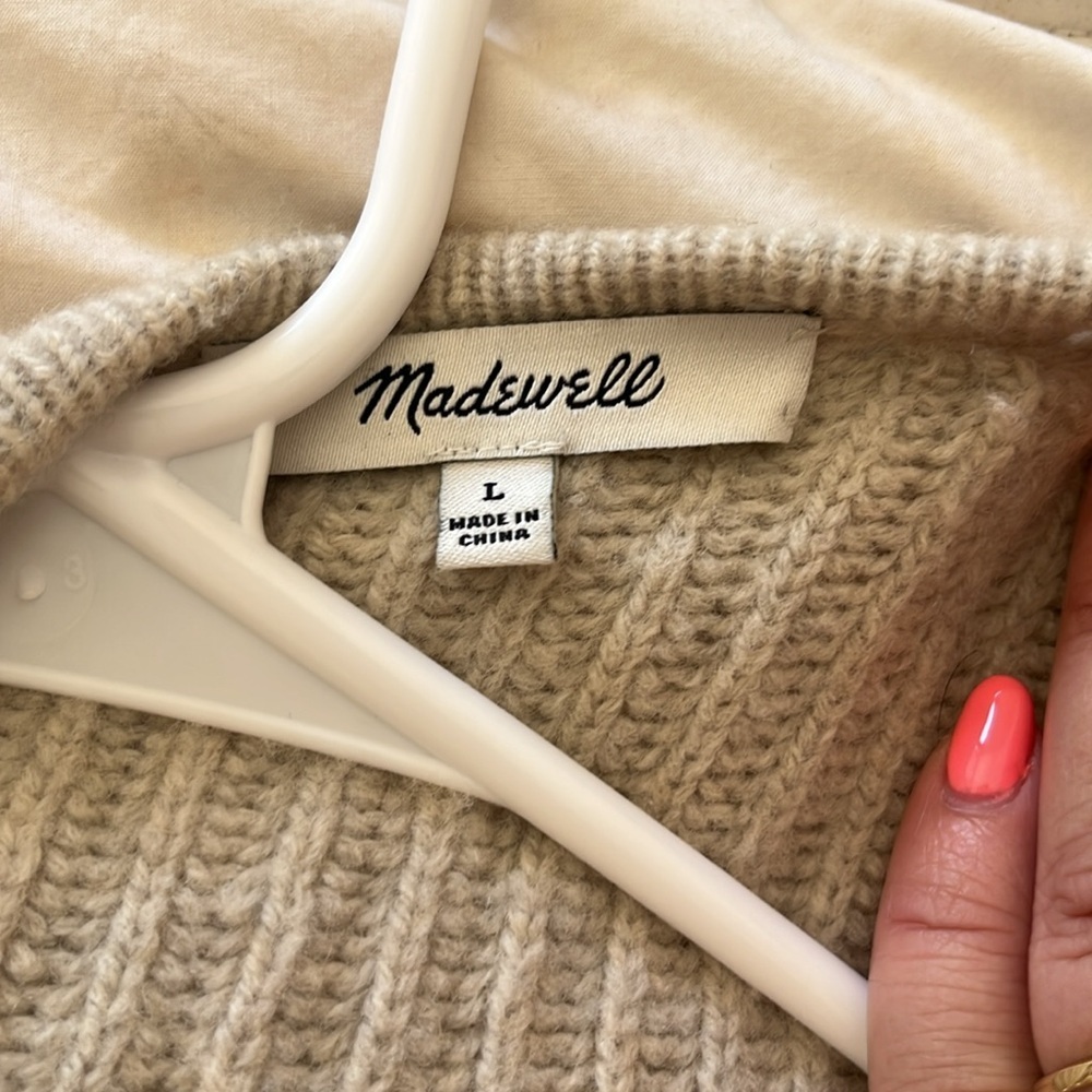 Cozy Beige Women's Sweater - Picture 4 of 4